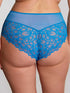Panache Allure Deep Brief – High-Waist-Spitzen-Slip Azure Blue