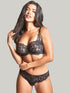 Panache Allure Thong – Schwarzer Spitzen-Tanga
