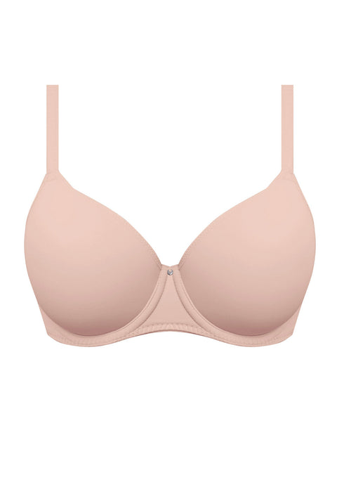 Aura Natural Beige – Gemoldeter T-Shirt-BH mit Bügel