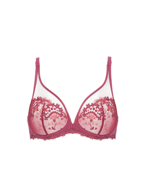 Simone Perele Wish Bügel-BH mit tiefem Dekolleté Sandal pink