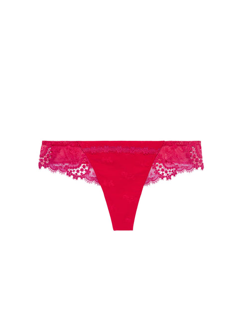 Simone Perele *Wish* Tanga Rainbow Red