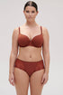 Spacer-Bügel-BH Plunge Cayon Brown ANDORA SIMONE PÉRÈLE