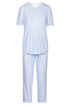 Rösch Pyjama mit 1/2-Ärmeln, Rundhalsausschnitt und 7/8-Hose
