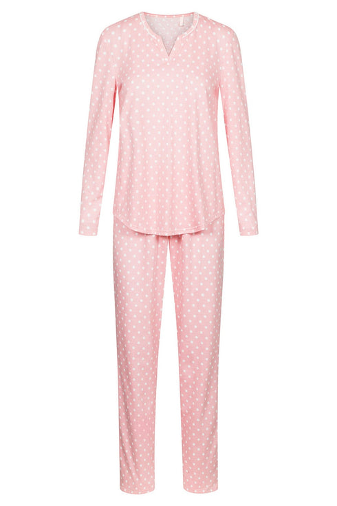 Rösch Pyjama „Tupfen“ mit Rundhalsausschnitt