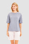 Rösch Halbarm-Shirt „Plane Color“ mit Rundhalsausschnitt