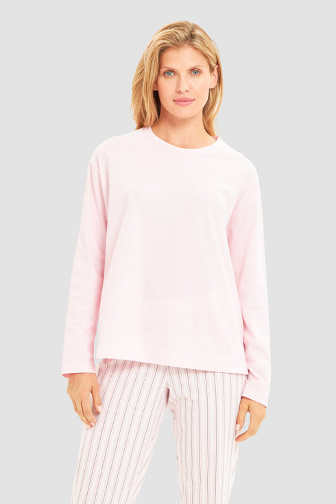 Rösch Langarm-Shirt „Plane Color“ mit Rundhalsausschnitt