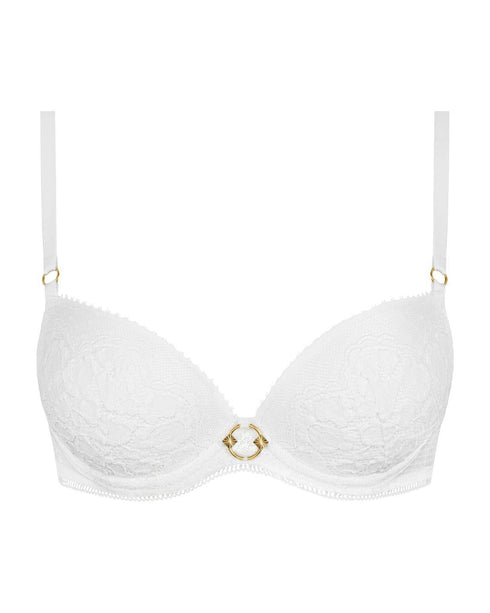 AUBADE Gemoldeter Push-Up BH ILLUSION FAUVE White