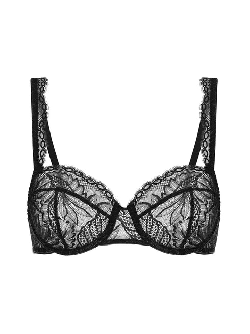 Bügel-BH Halbschale Schwarz EXOTICA SIMONE PÉRÈLE