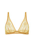 Bügelloser Triangel BH Golden Yellow EMBLÈME SIMONE PÉRÈLE