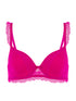 Simone Perele Canopee Spacer-BH mit tiefem Dekolleté – Rose Hibiscus