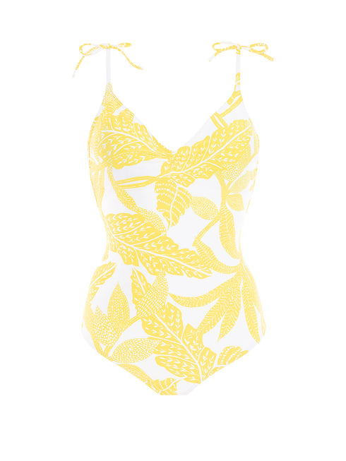Simone Perele Non-wired Swimsuit Plumeria Print