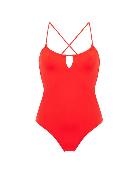 Bügelloser Badeanzug Pomegranat SELECT SIMONE PÉRÈLE