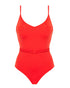 Bügelloser gepolsterter Badeanzug Pomegranat SELECT SIMONE PÉRÈLE