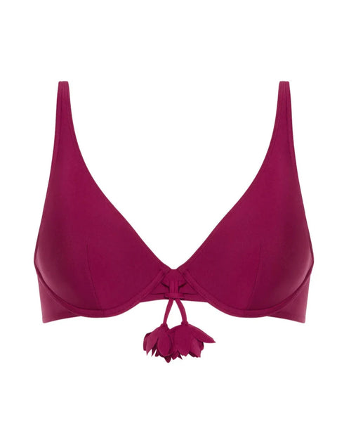 Push-up-Bikini-BH mit Schalen Cranberry MIRACLE SIMONE PÉRÈLE