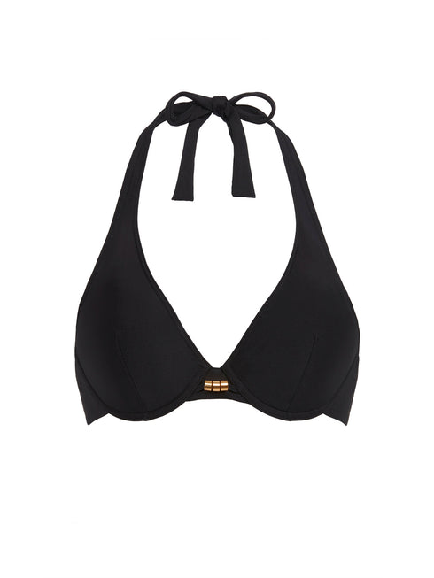 Simone Perele Push-up-Bikini-Oberteil „Perle“ Schwarz