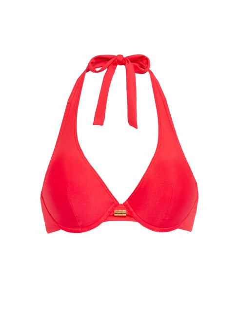 Simone Pérèle Push-up-Bikini-Oberteil Flamingo