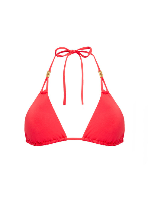 Simone Perele Triangel-Bikini-Oberteil „Perle“ Flamingo