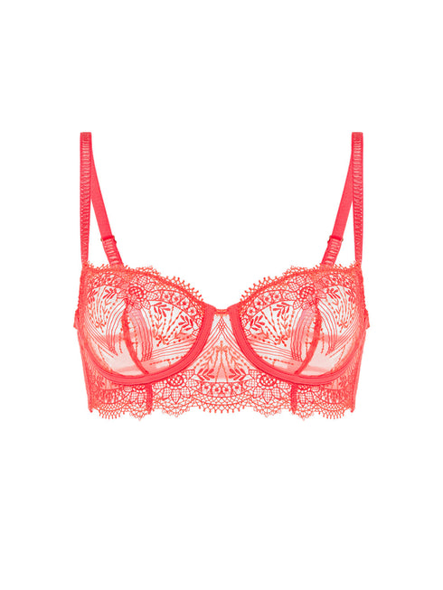Simone Perele Balconette-BH (Half Cup) mit Bügeln „Allure“ Orange
