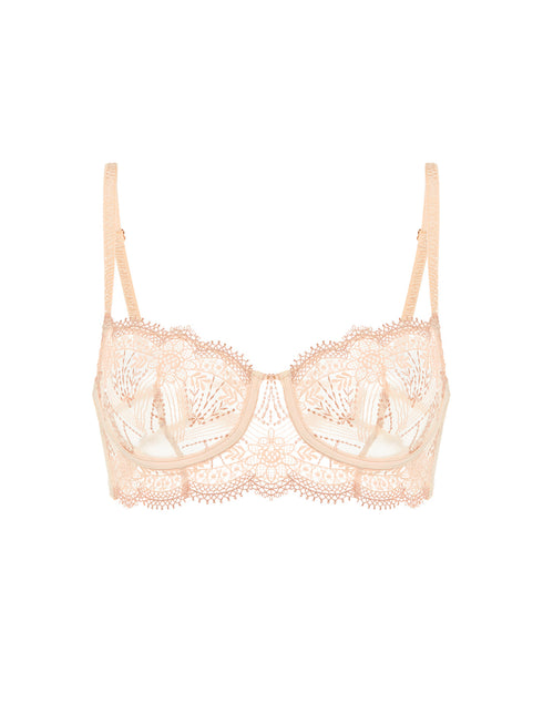 Simone Perele Balconette-BH (Half Cup) mit Bügeln „Allure“ Chic Beige