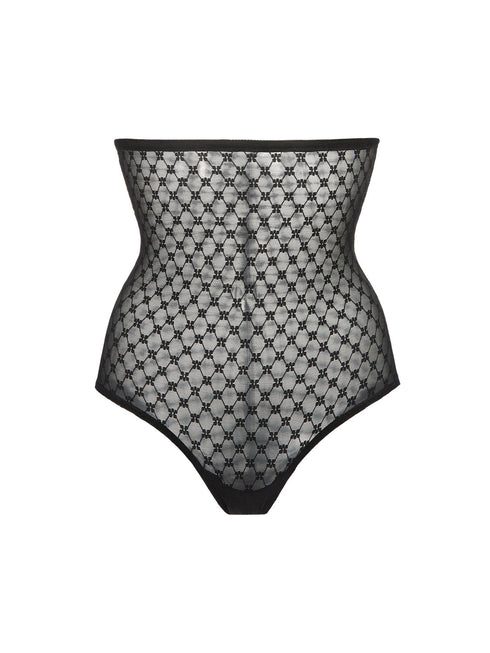 Simone Perele Plume High-Waist-Shaping-Slip Black