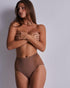 AUBADE Hochgeschnittener Slip SCULPT BY AUBADE Cinnamon