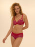 Simone Perele Wish Bügel-BH mit tiefem Dekolleté Rainbow Red