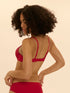 Simone Perele Der *Wish* Triangel-Push-up-BH Rainbow Red