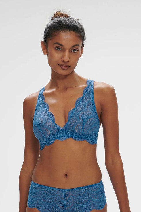 Triangel-BH Vergissmeinnichtblau KARMA SIMONE PÉRÈLE