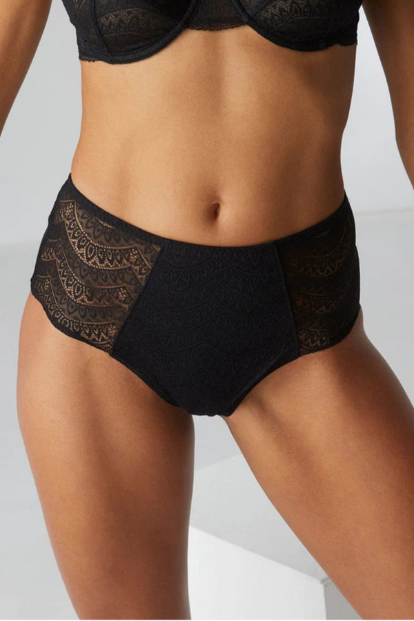 Taillenslip Schwarz KARMA SIMONE PÉRÈLE