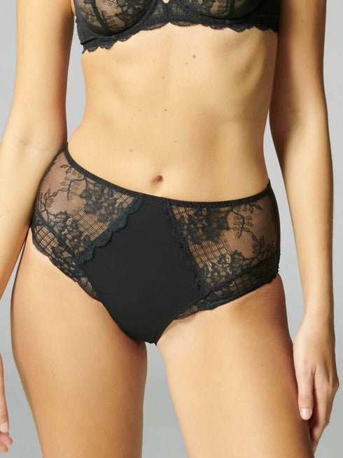 Taillenslip Schwarz REVE SIMONE PÉRÈLE