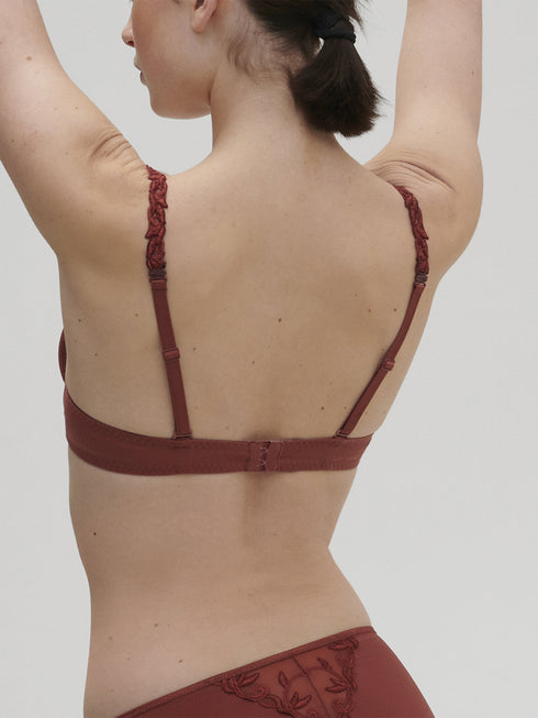 Spacer Underwire Plunge Bra Canyon Brown ANDORA SIMONE PÉRÈLE