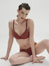 Spacer Underwire Plunge Bra Canyon Brown ANDORA SIMONE PÉRÈLE