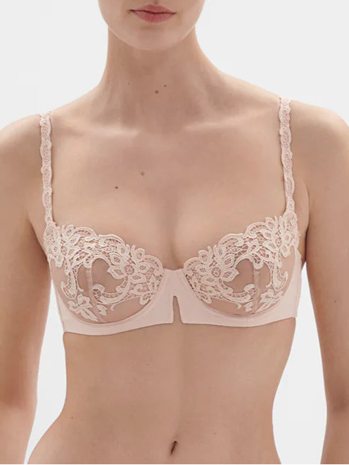 Halbschale Bügel-BH Perlrosa SAGA SIMONE PÉRÈLE
