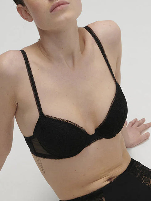 Push-up BH Schwarz AMAZONE SIMONE PÉRÈLE