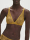 Bügelloser Triangel BH Golden Yellow EMBLÈME SIMONE PÉRÈLE