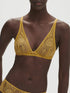 Bügelloser Triangel BH Golden Yellow EMBLÈME SIMONE PÉRÈLE