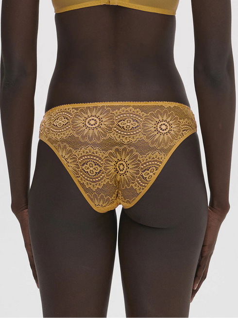 Slip Golden Yellow EMBLÈME SIMONE PÉRÈLE