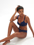 Simone Perele Canopee Deep Plunge Spacer Bra - Midnight
