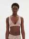 Bügelloser Triangel-BH aus recycelter Spitze Balettrosa