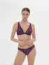 Simone Perele Festive Tanga Violett