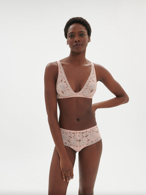 Simone Perele Festive Shorty Balettrosa