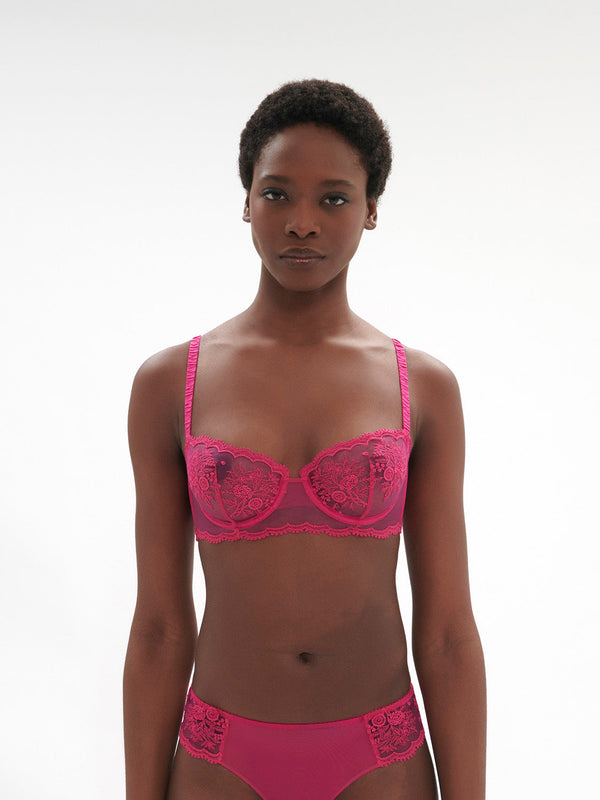 SIMONE PÉRÈLE Halbschale Bügel-BH Disco Pink INTRIGUE