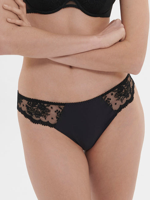 Slip Schwarz INTRIGUE SIMONE PÉRÈLE