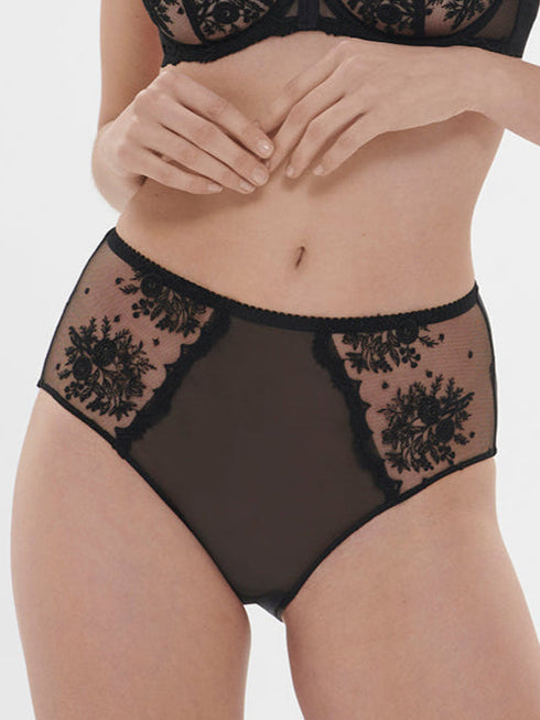 Taillenslip Schwarz INTRIGUE SIMONE PÉRÈLE