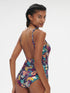 Simone Perele bügellosen Badeanzug Seaside Blue Print