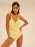 Simone Perele Non-wired Swimsuit Plumeria Print