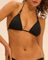 Triangel-Bikinioberteil ohne Bügel Schwarz SELECT SIMONE PÉRÈLE