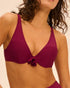 Push-up-Bikini-BH mit Schalen Cranberry MIRACLE SIMONE PÉRÈLE