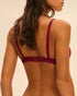 Bügelloser Triangel-Bikini-BH Cranberry MIRACLE SIMONE PÉRÈLE