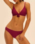 Bügelloser Triangel-Bikini-BH Cranberry MIRACLE SIMONE PÉRÈLE